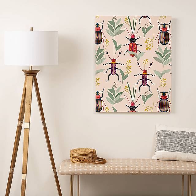 Kids Summer Bugs II Taupe Artwork - Thumbnail - Image 2
