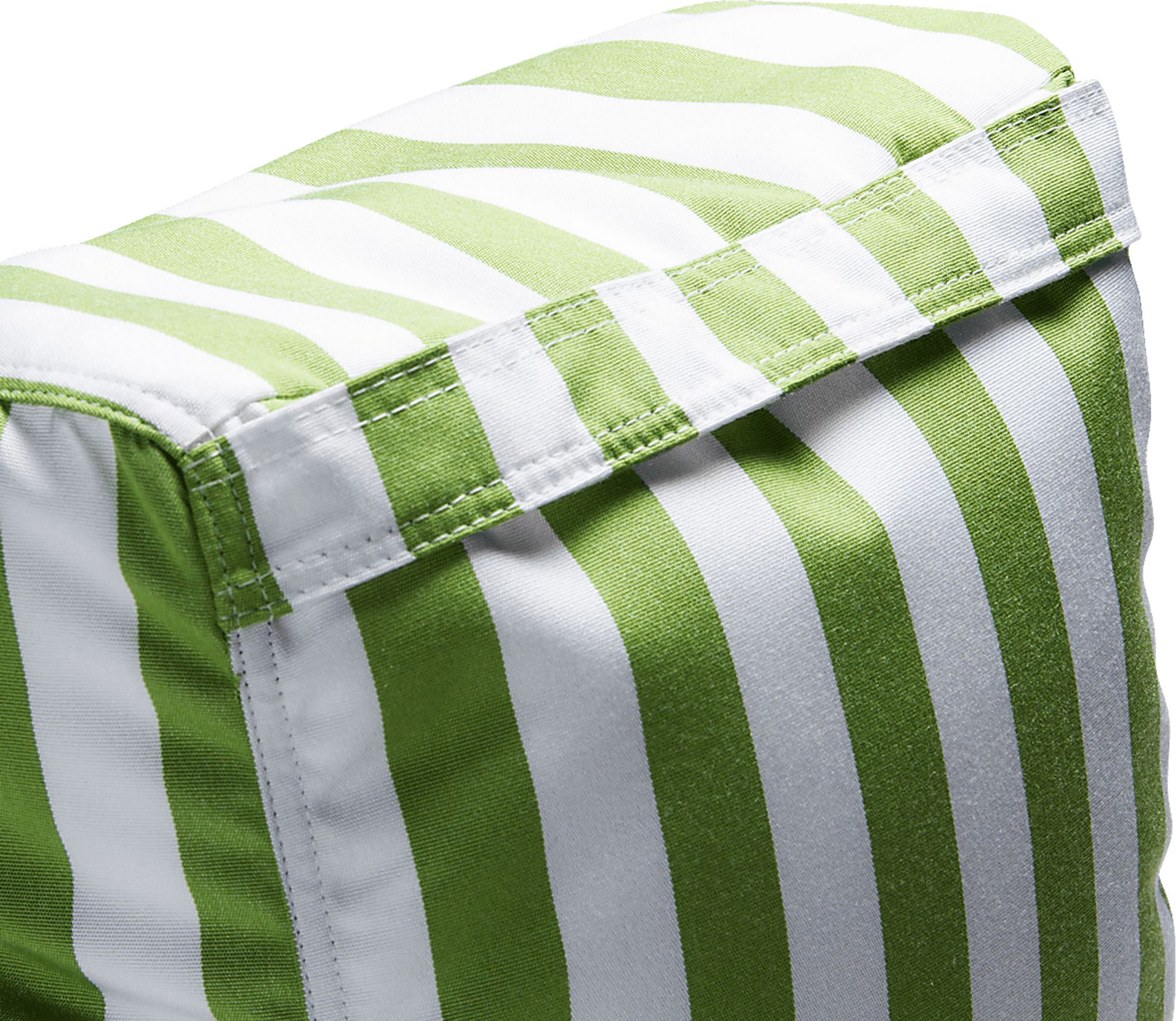 Kids Summerly Green/White Indoor/Outdoor Bean Bag Chair - Image 2