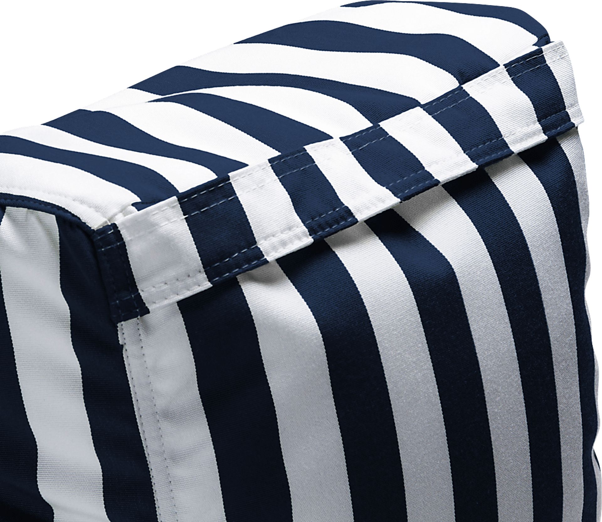 Kids Summerly Navy/White Indoor/Outdoor Bean Bag Chair - Image 2