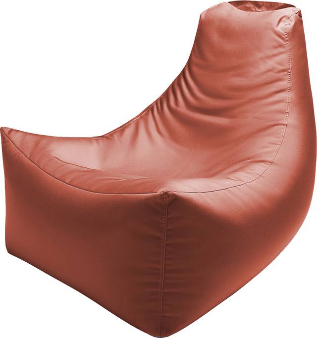 Kids Summerly Orange Indoor/Outdoor Bean Bag Chair - Thumbnail - Image 1