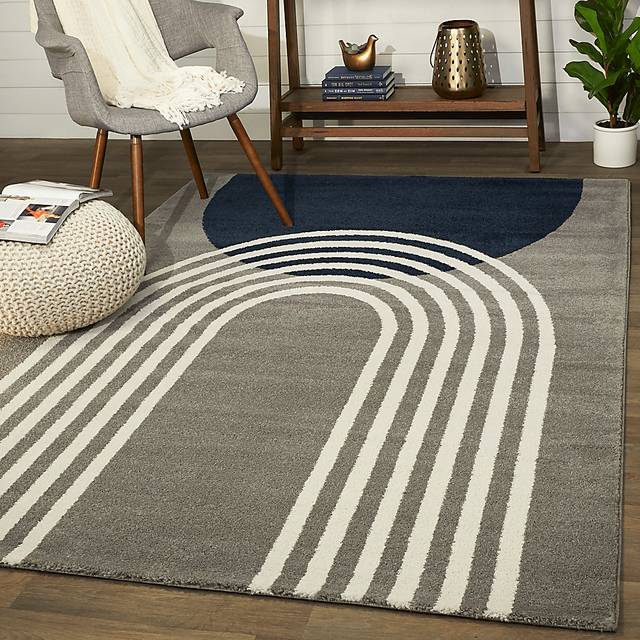 Kids Sun and Shine Taupe 7'10 x 10' Rug - Thumbnail - Image 2