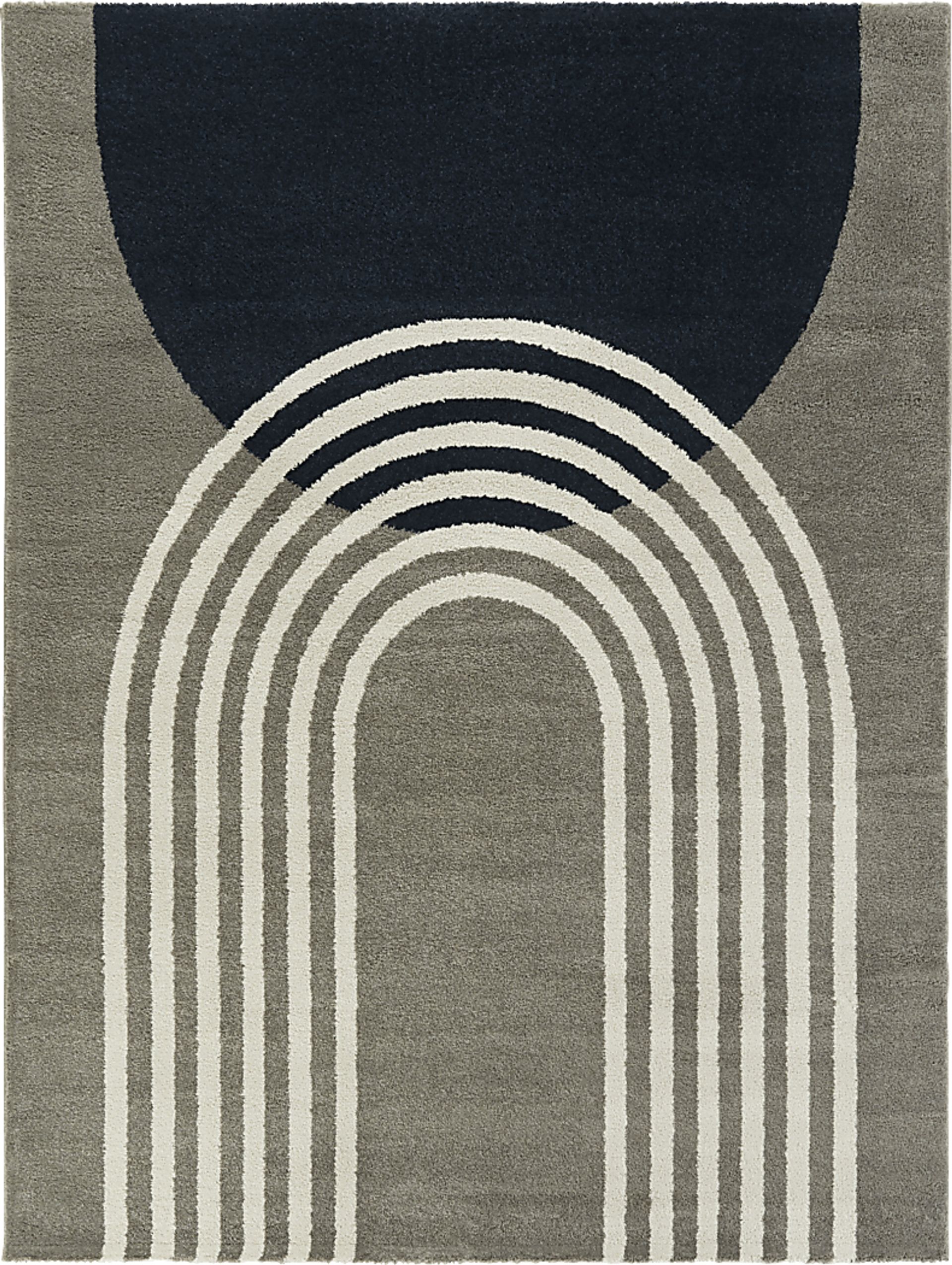 Kids Sun and Shine Taupe 7'10 x 10' Rug - Image 1