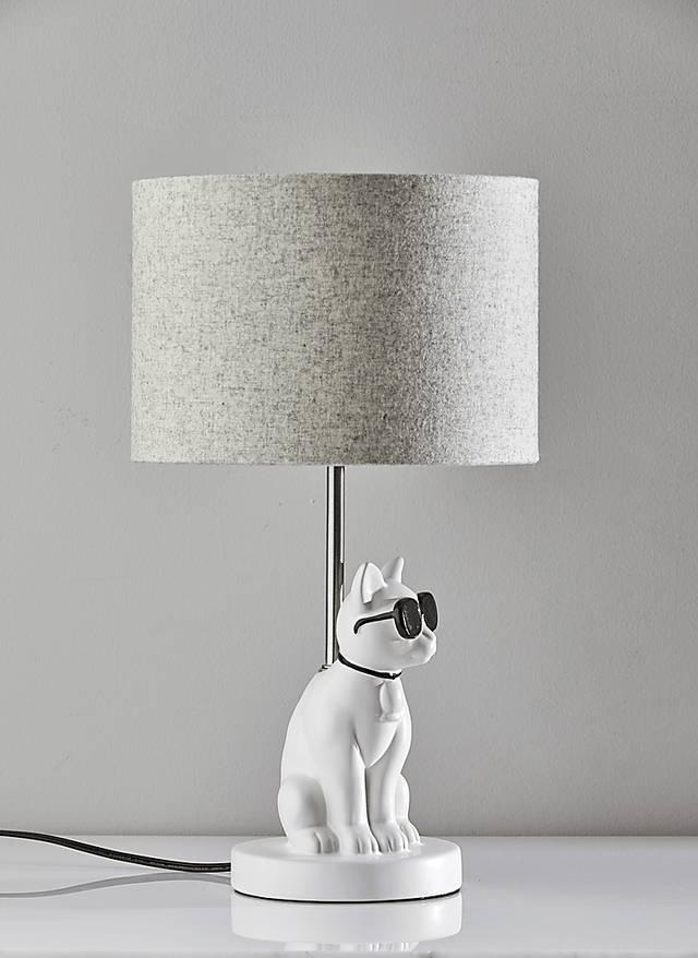 Kids Sunny Cat White Table Lamp - Thumbnail - Image 5