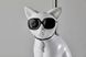 Kids Sunny Cat White Table Lamp
