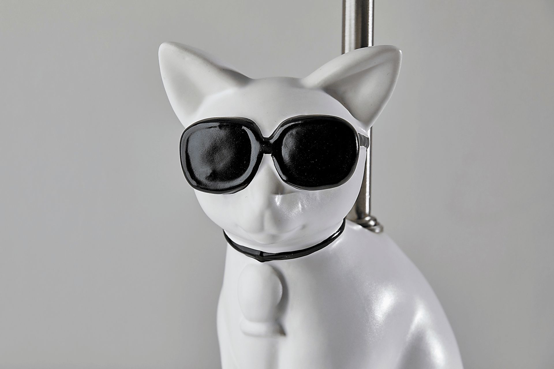 Kids Sunny Cat White Table Lamp - Image 7