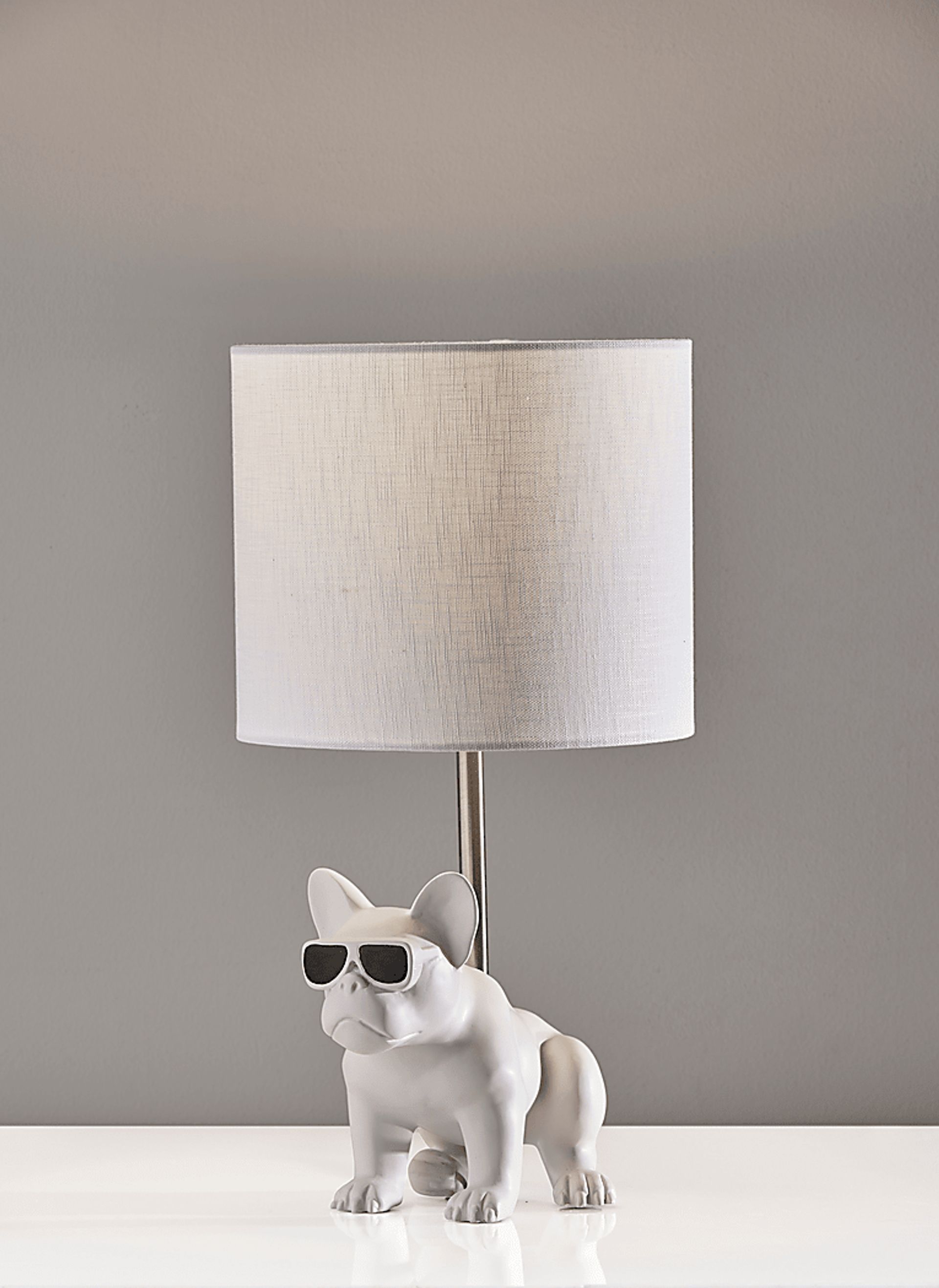 Kids Sunny Dog White Table Lamp - Image 2