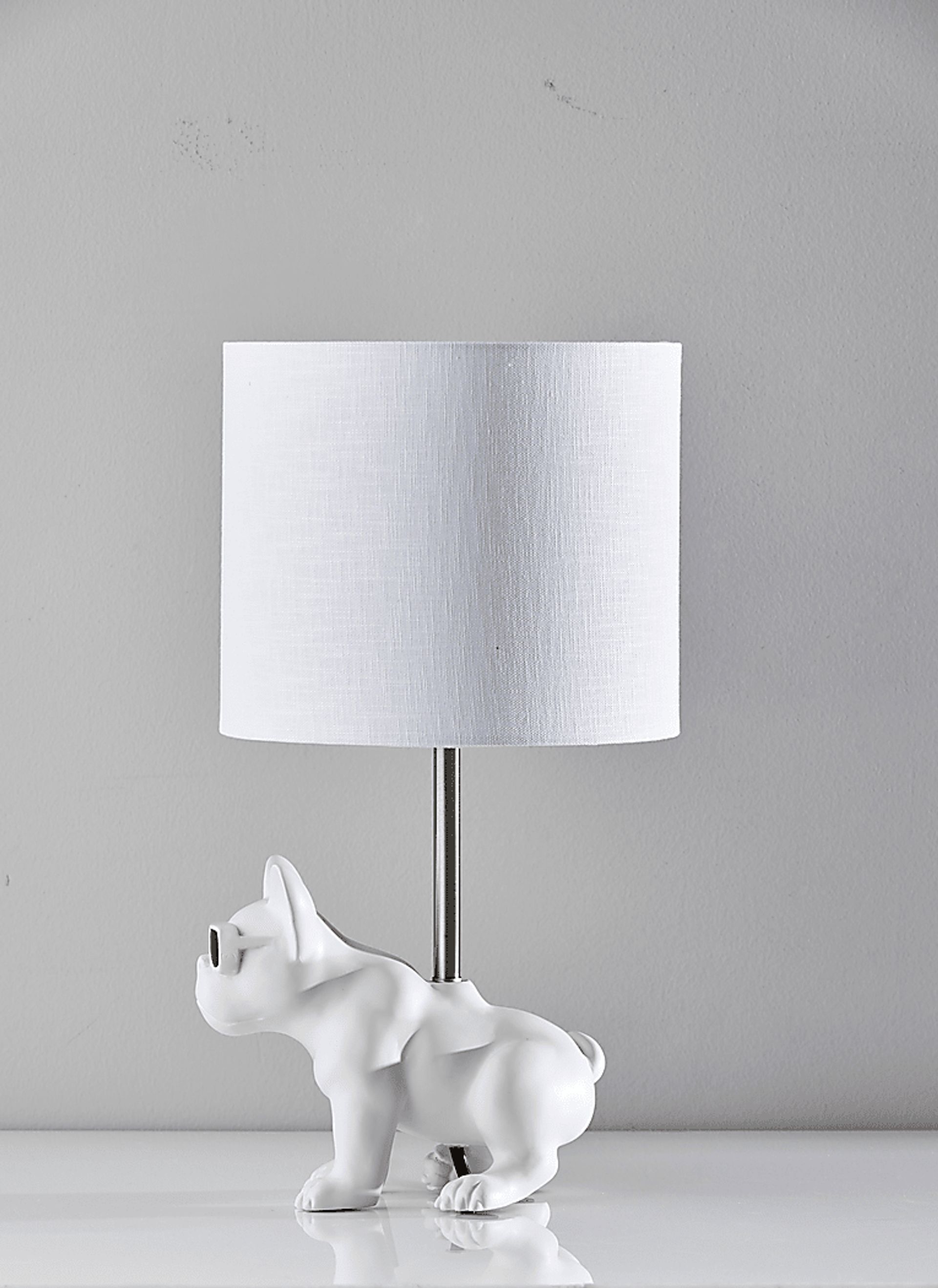 Kids Sunny Dog White Table Lamp - Image 3