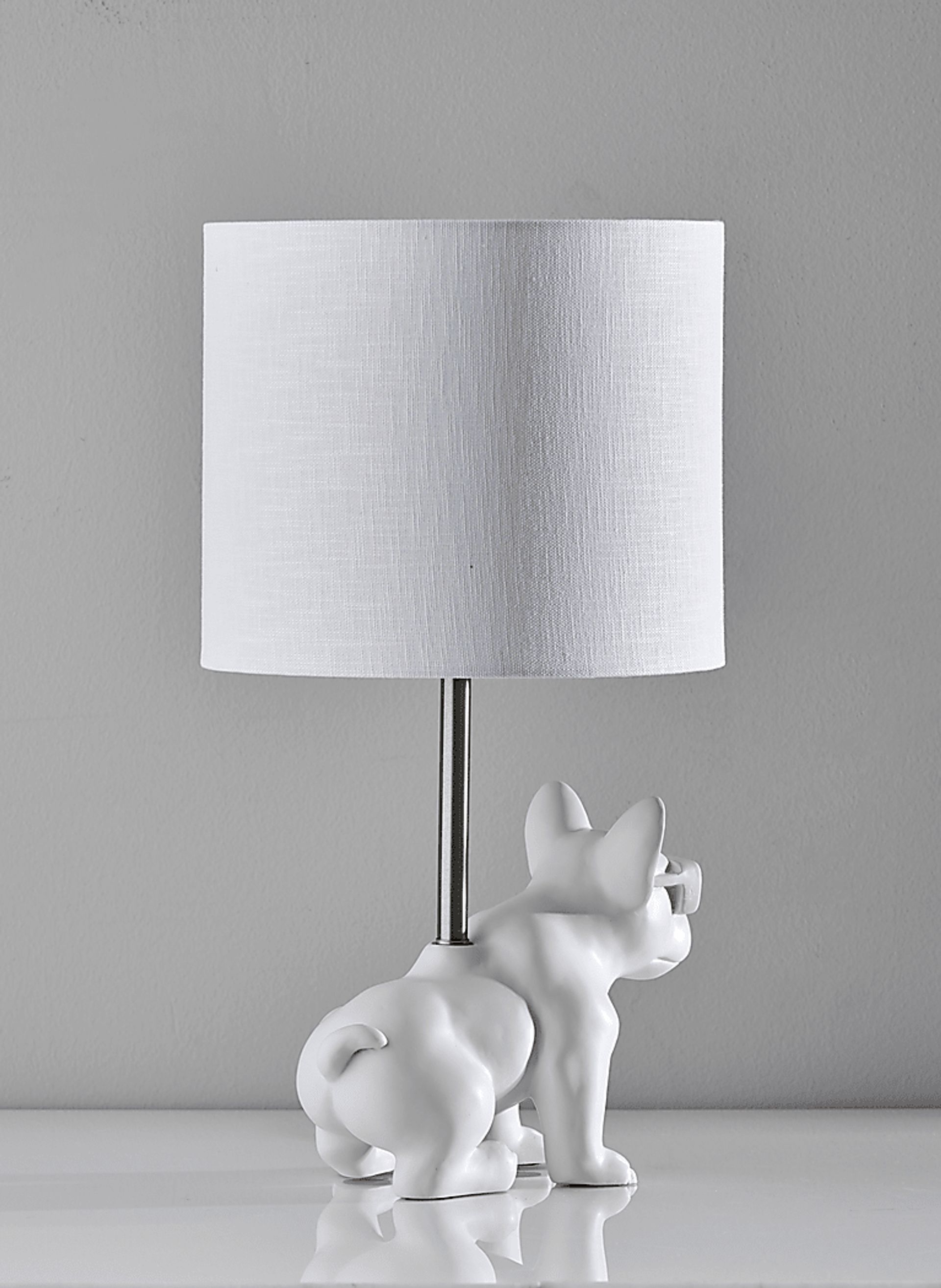 Kids Sunny Dog White Table Lamp - Image 7