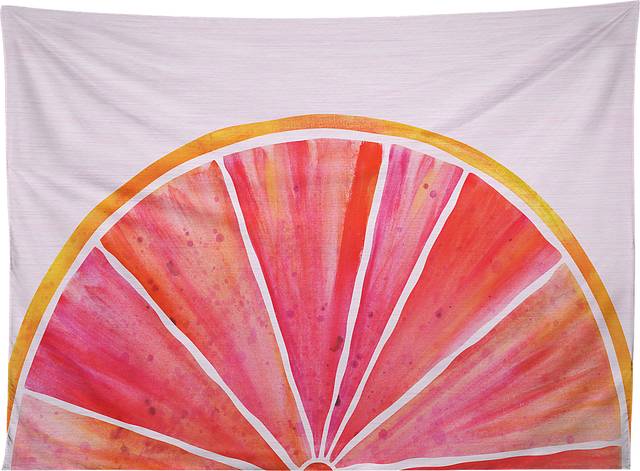 Kids Sunny Grapefruit Pink Wall Decor - Thumbnail - Image 1