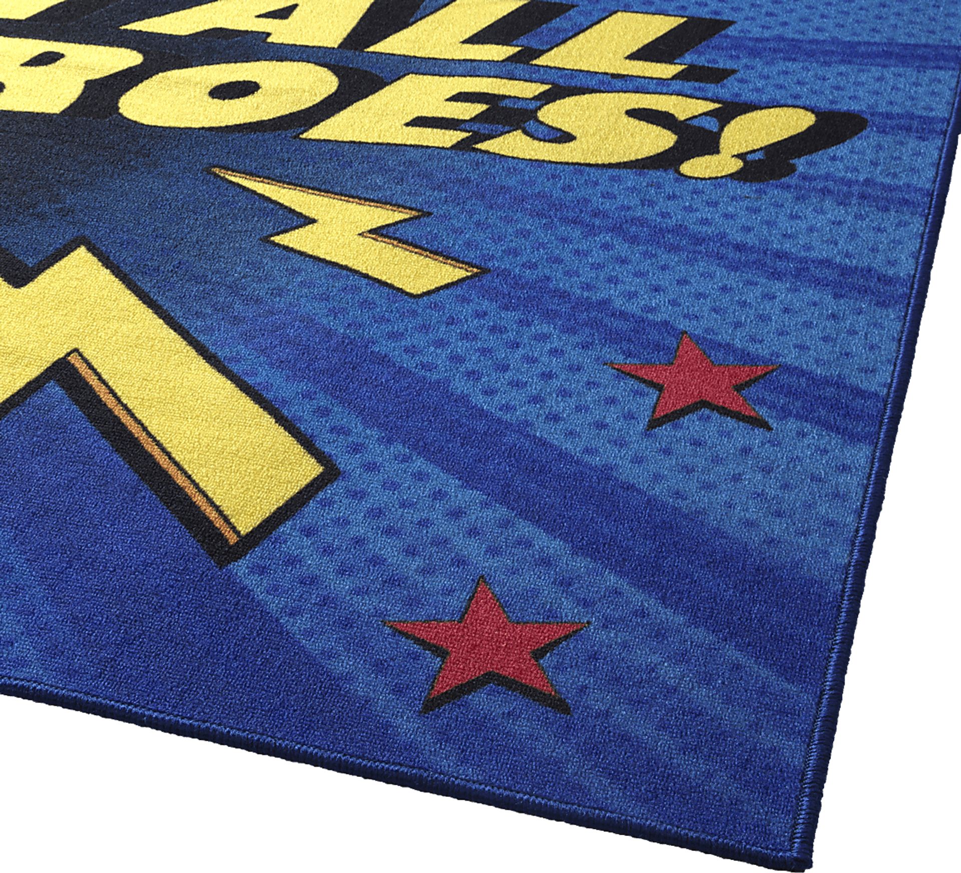 Kids Superhero Call Blue 7' x 9' Rug - Image 3