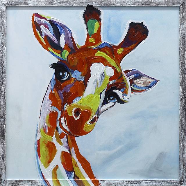 Kids Sweet Giraffe Artwork - Thumbnail - Image 1