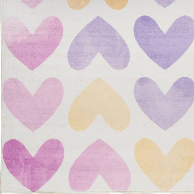Kids Sweet Hearts Multi 5' x 7' Rug - Thumbnail - Image 7