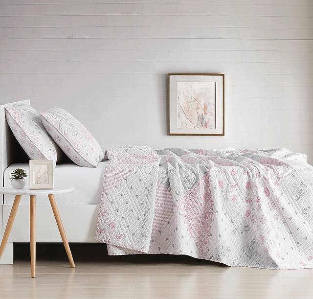Kids Sweet Meadow Gray 3 Pc Full/Queen Comforter Set - Thumbnail - Image 6