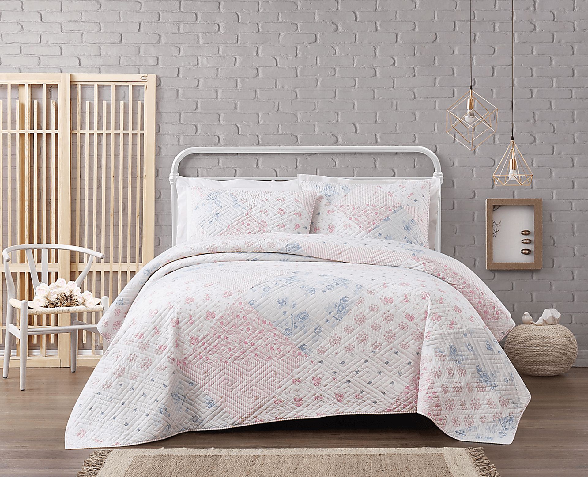Kids Sweet Meadow Gray 3 Pc Full/Queen Comforter Set - Image 7