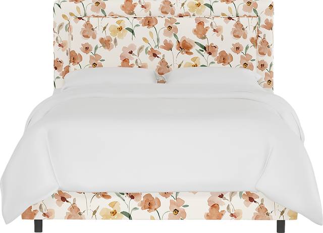 Kids Sweet Plains Cream Full Upholstered Bed - Thumbnail - Image 1