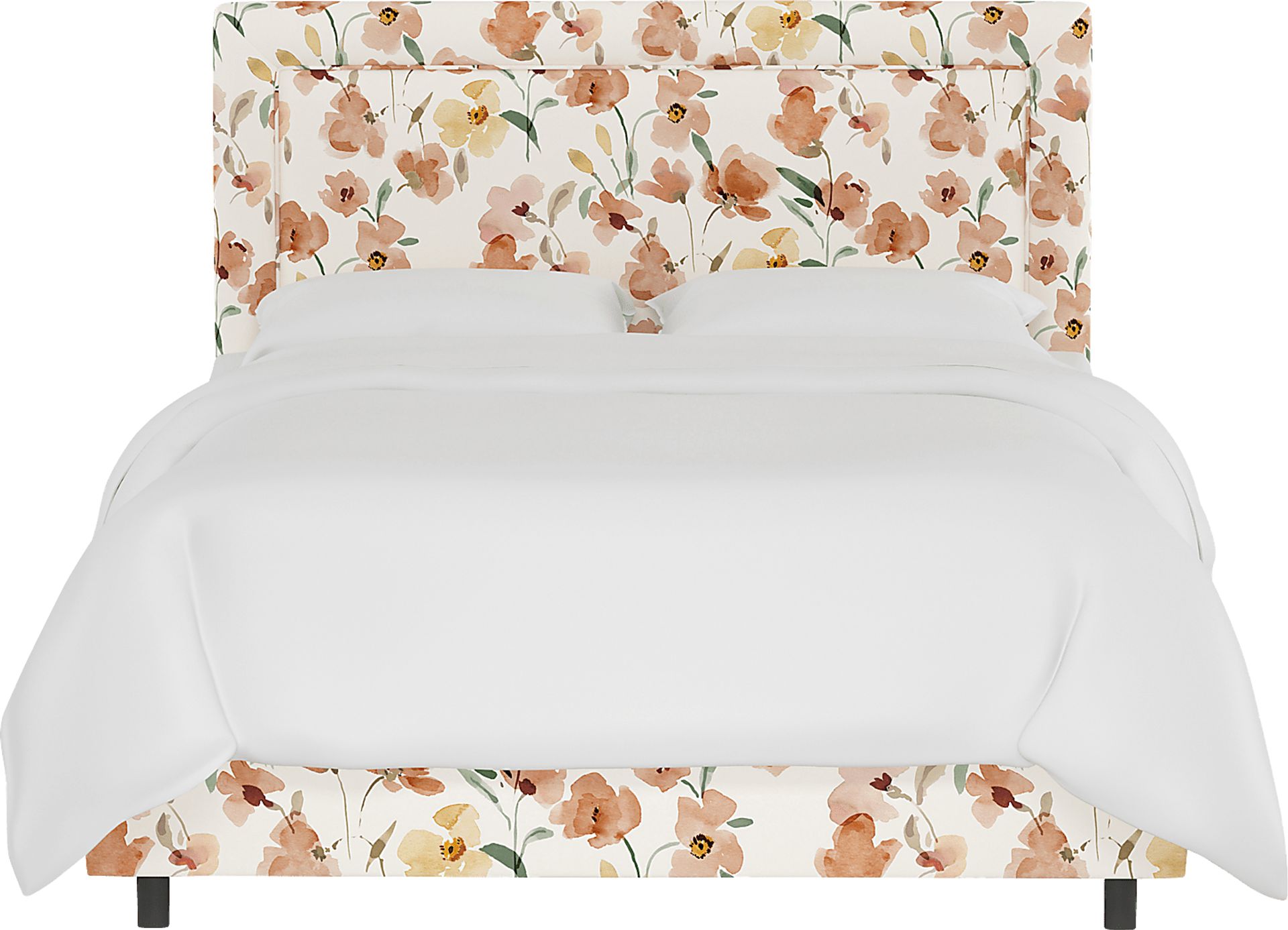 Kids Sweet Plains Cream Full Upholstered Bed - Image 1
