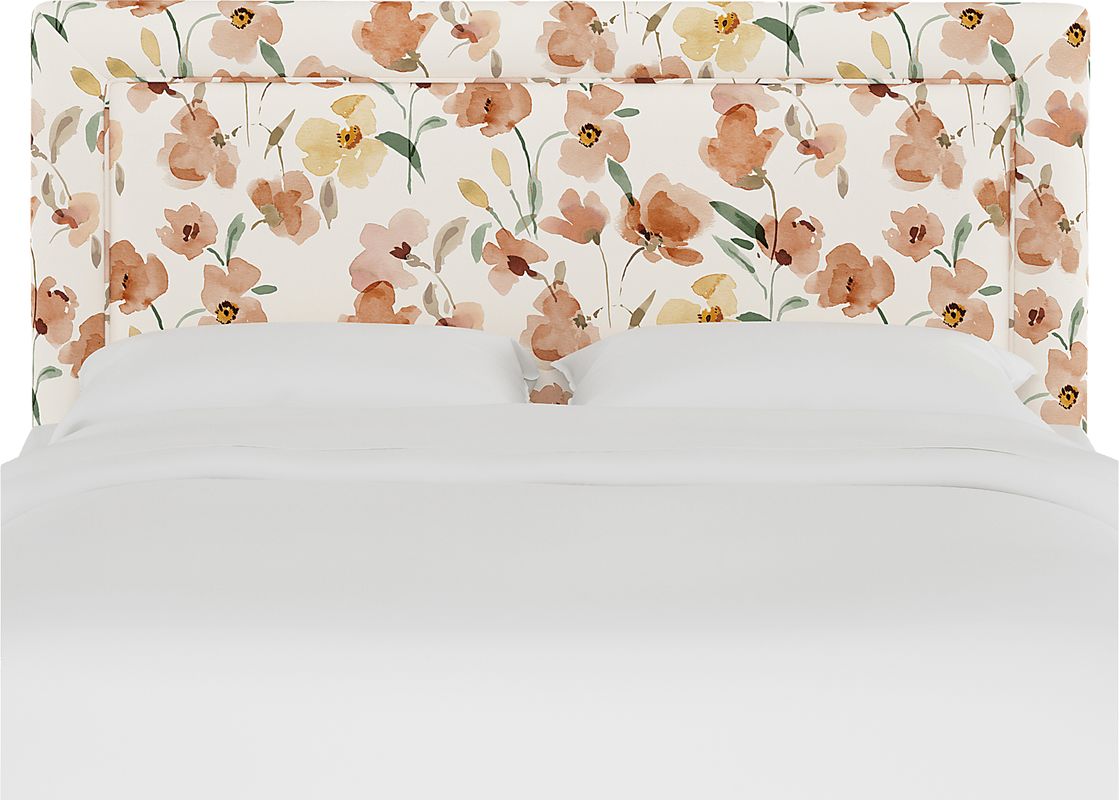 Kids Sweet Plains Cream Full Upholstered Headboard