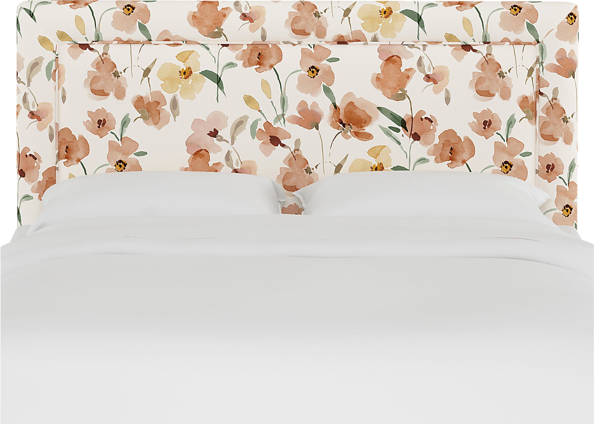 Kids Sweet Plains Cream Full Upholstered Headboard - Image 1