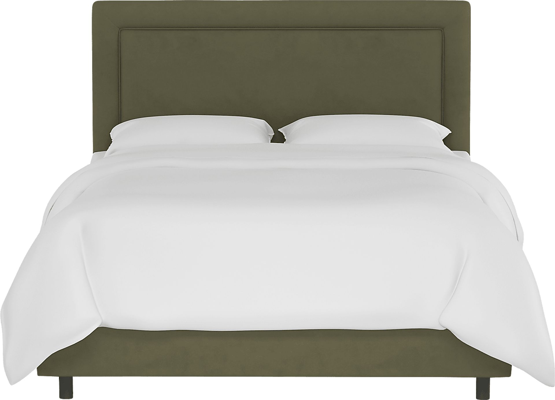 Kids Sweet Plains Green Twin Upholstered Bed - Image 1