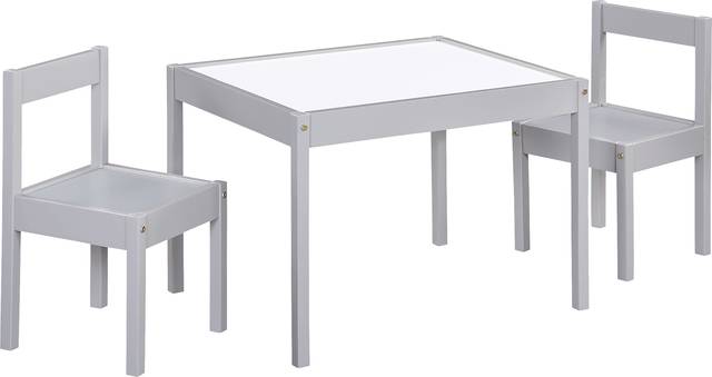 Kids Synni Gray Table Set - Thumbnail - Image 1