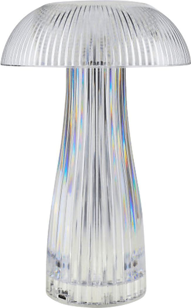 Kids Tall Mush Clear Lamp