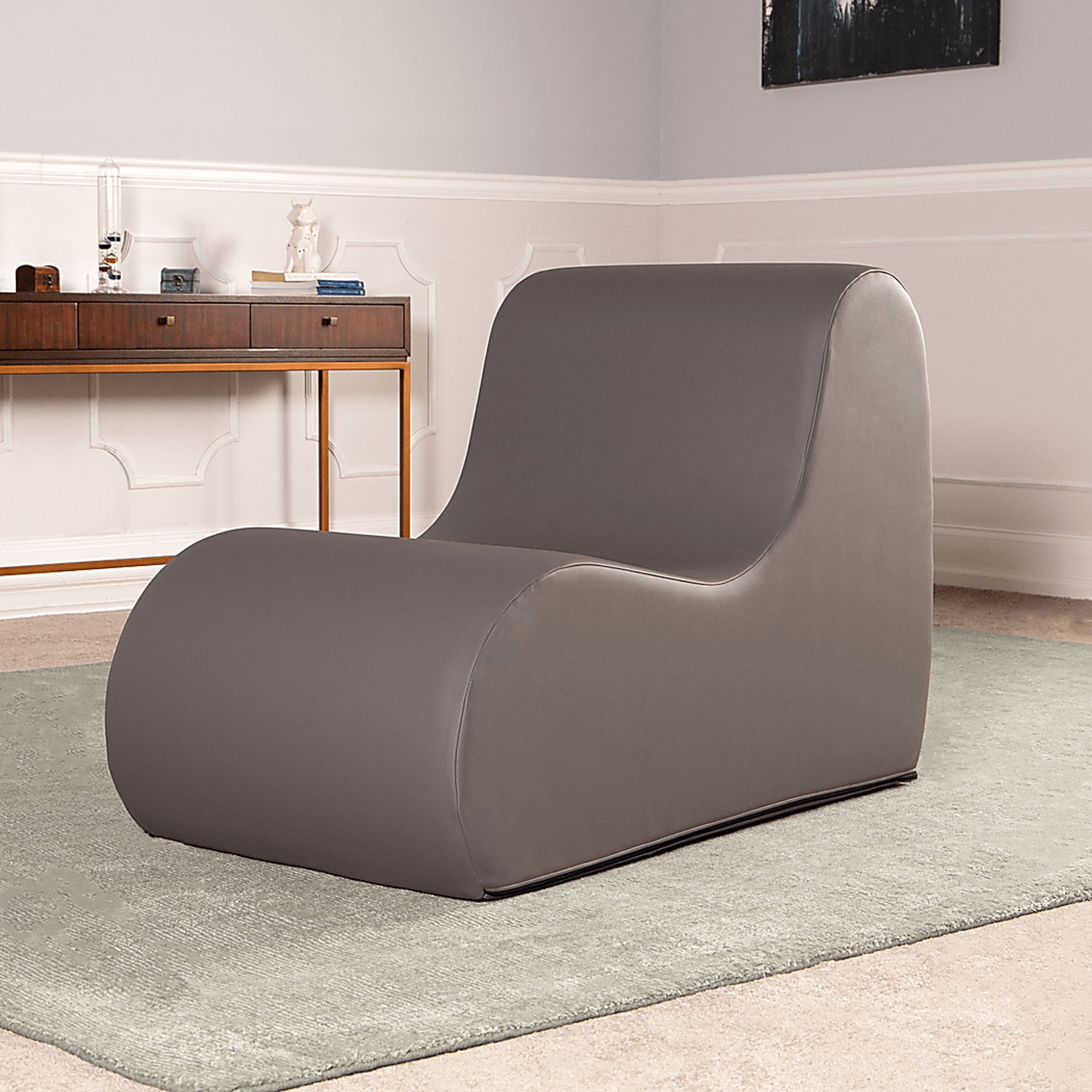 Kids Tamiko Gray Large Chair - Image 2