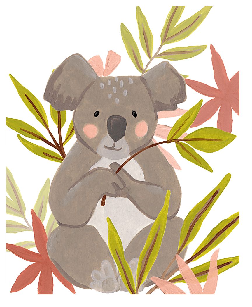 Kids Tasty Dinner Gray Artwork