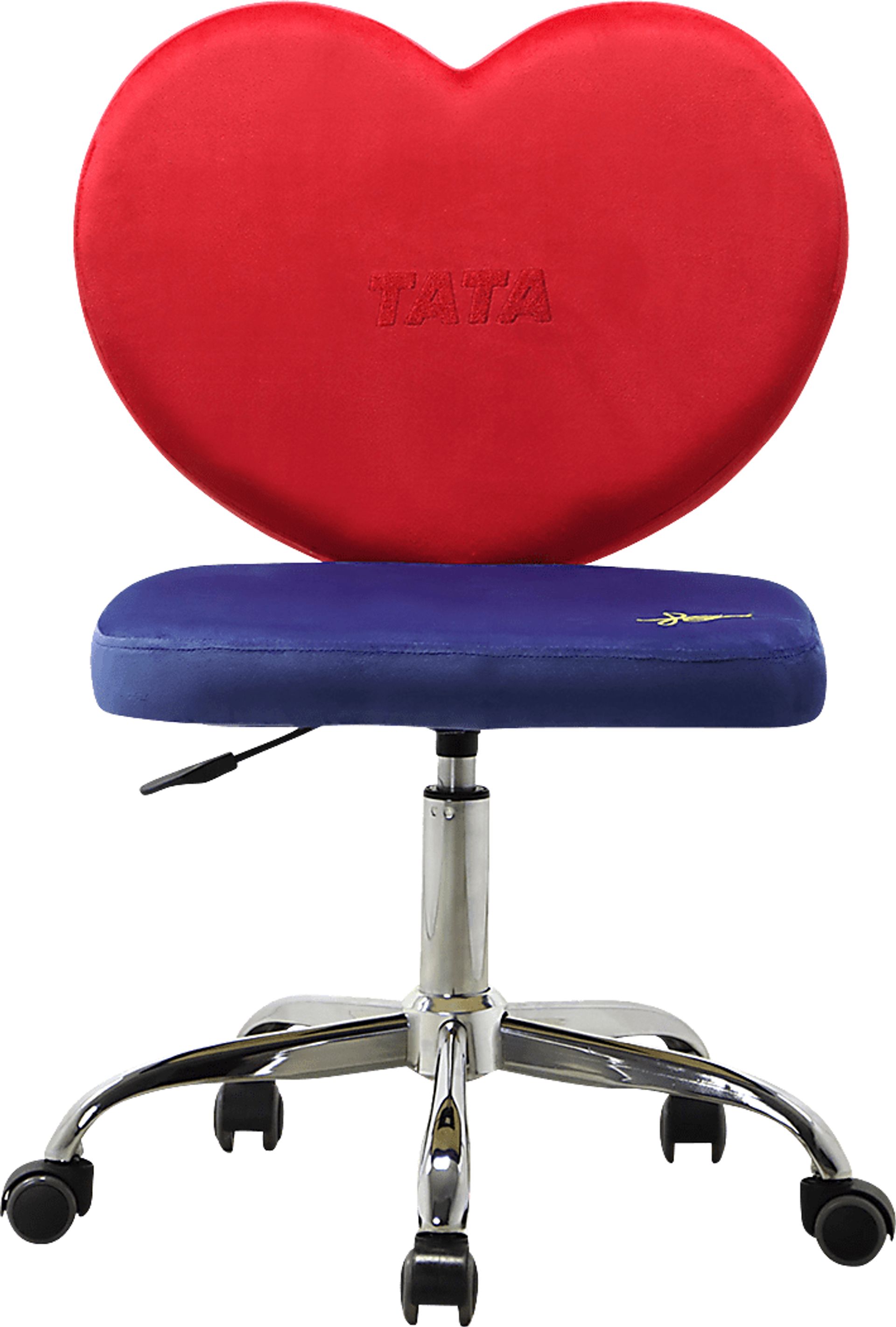 Kids Tata Red Swivel Vanity Chair - Image 2