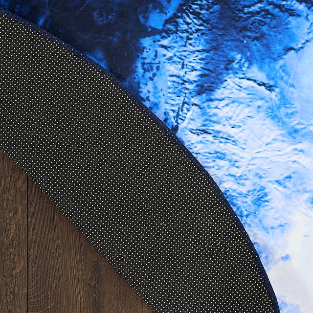 Kids Terra Mater Blue 5' Round Rug - Thumbnail - Image 4