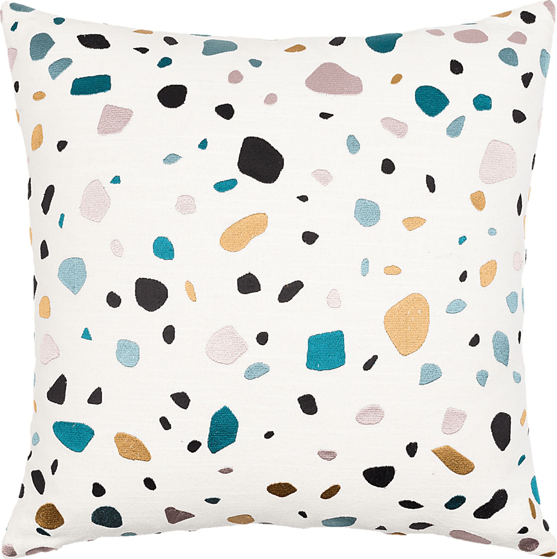 Kids Terra Pebble White Accent Pillow - Image 1