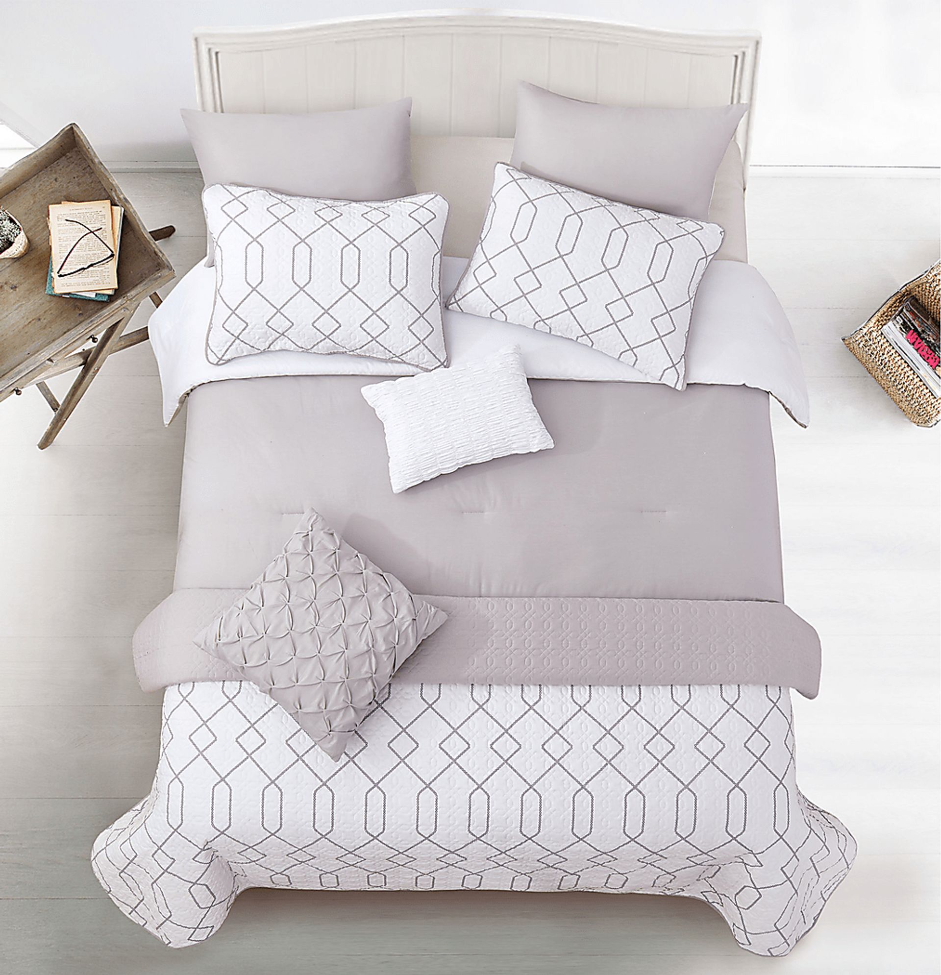 Kids Thar Gray 6 Pc Twin Comforter Set - Image 1
