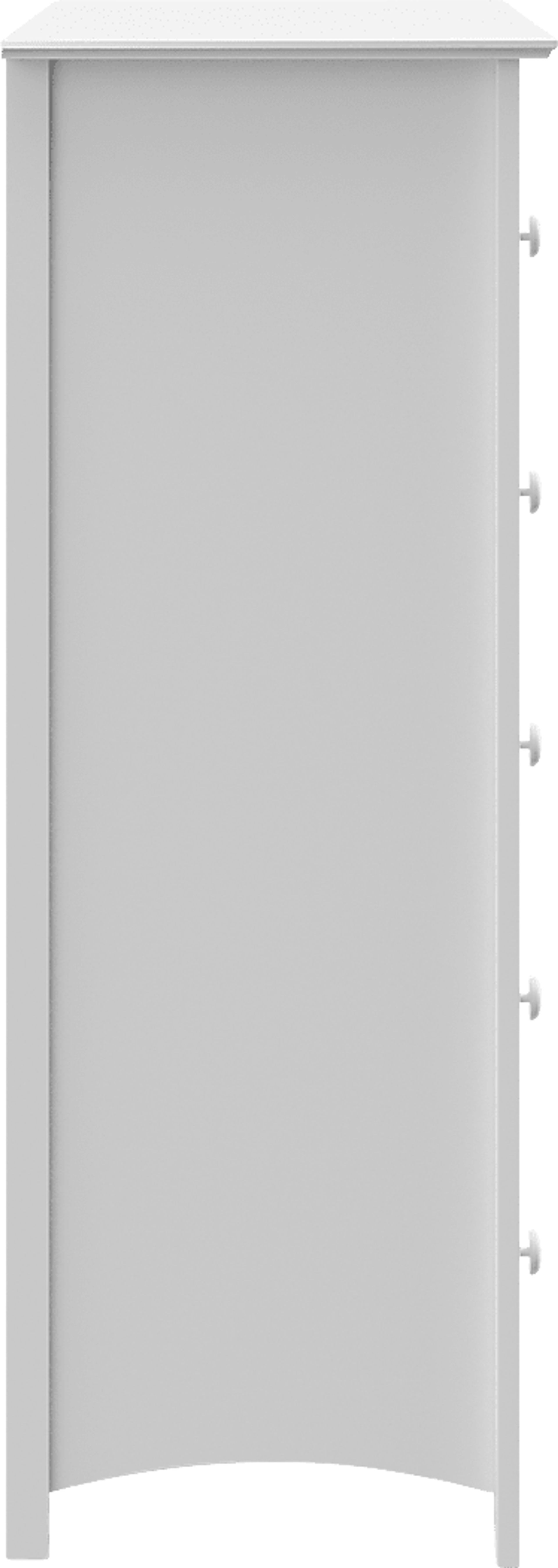 Kids Theophilus White 5 Drawer Chest - Image 4