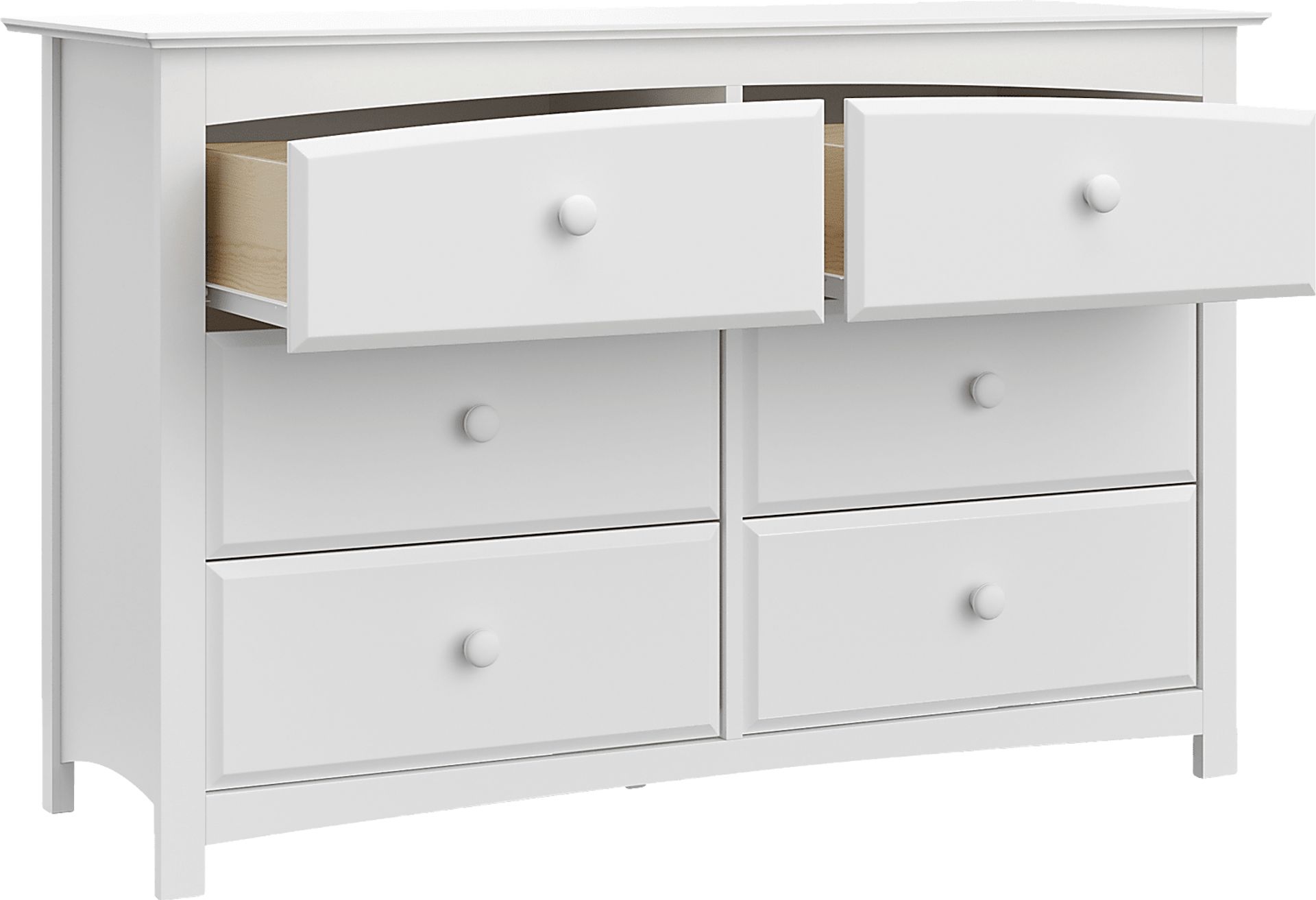 Kids Theophilus White 6 Drawer Dresser - Image 5