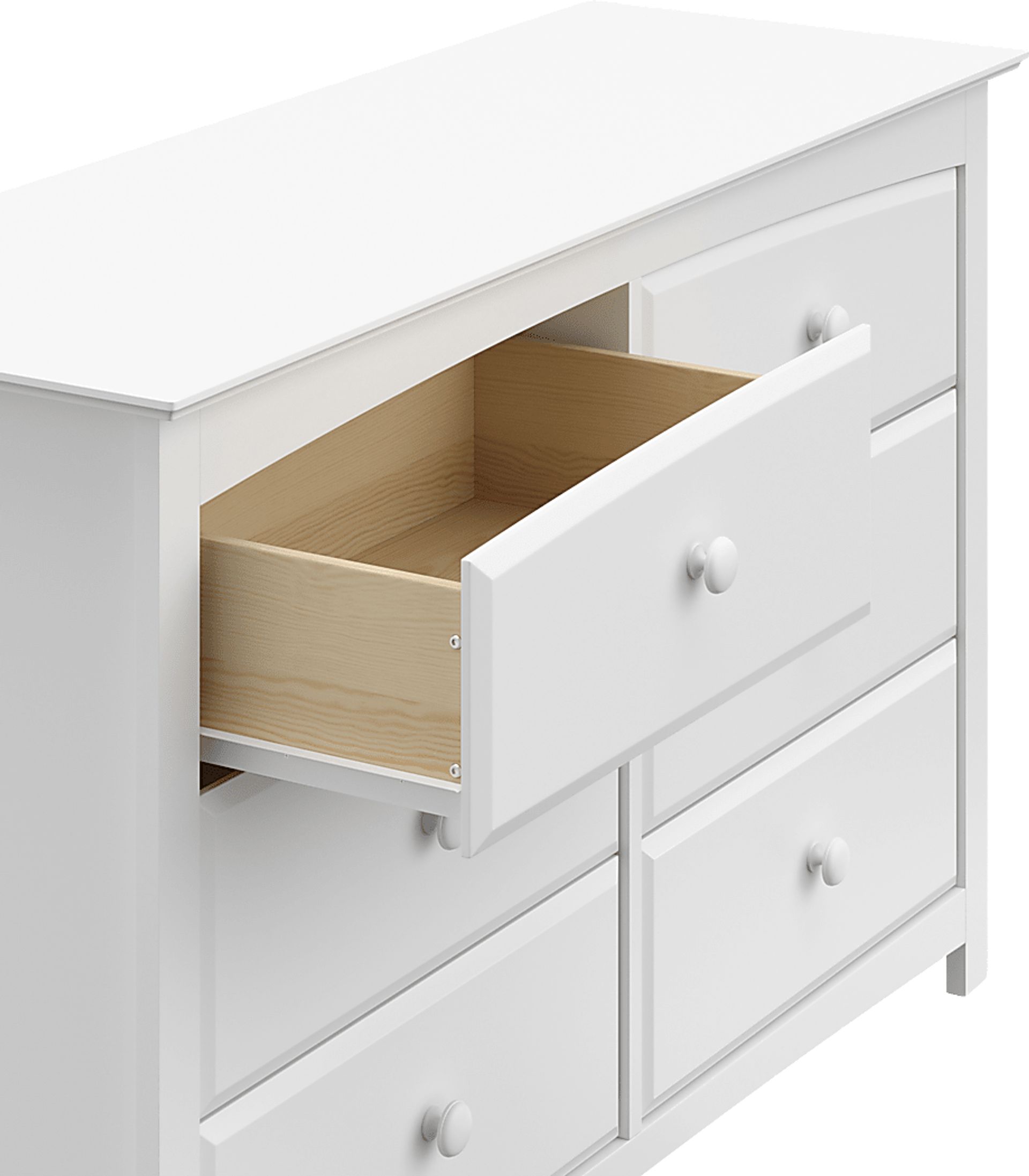 Kids Theophilus White 6 Drawer Dresser - Image 6