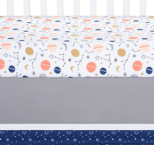 Kids Thiago Blue 4 Pc Baby Bedding Set - Thumbnail - Image 3