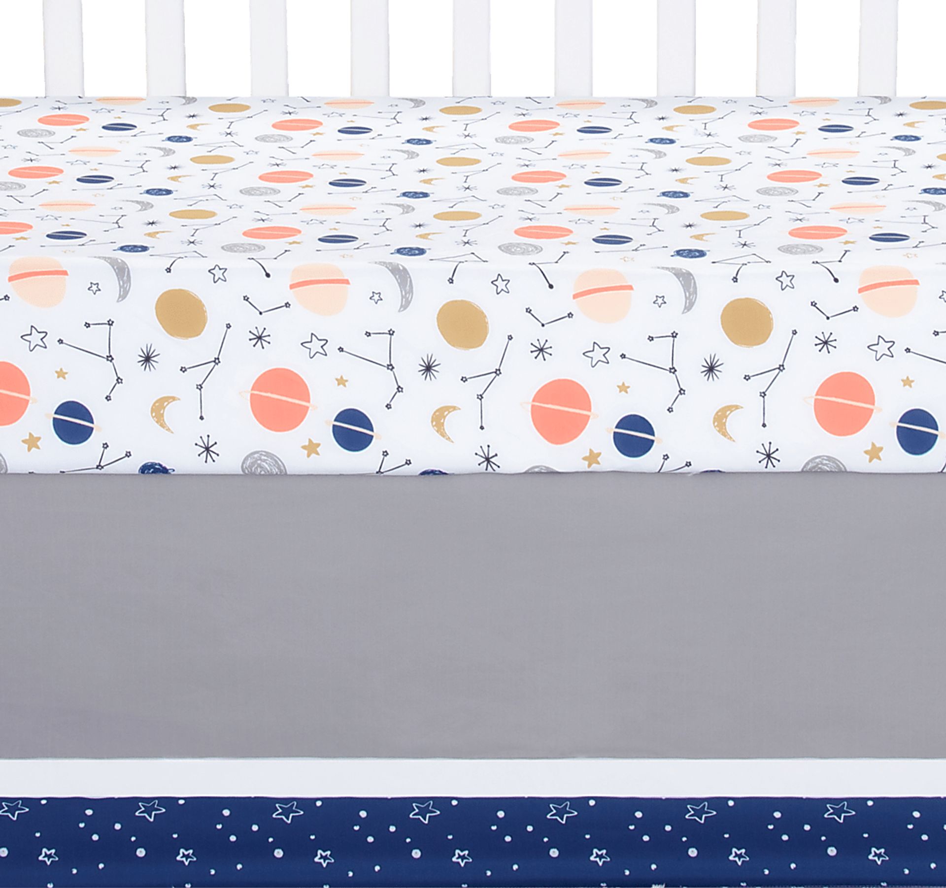 Kids Thiago Blue 4 Pc Baby Bedding Set - Image 3