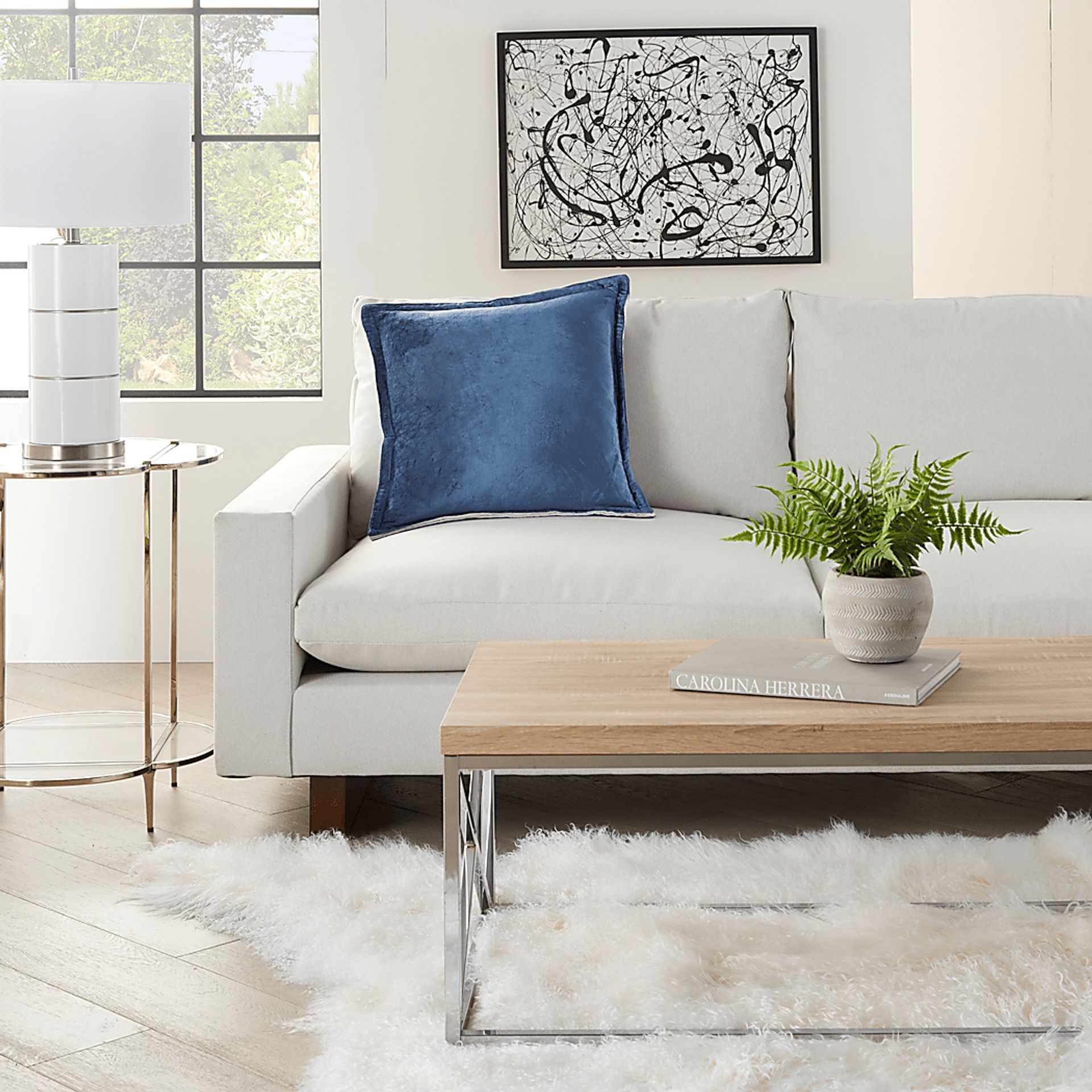 Kids Thirza Blue Throw Pillow - Image 3