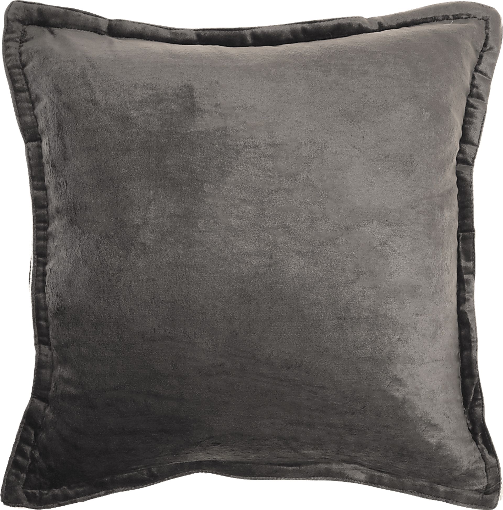 Kids Thirza Charcoal Throw Pillow - Image 1