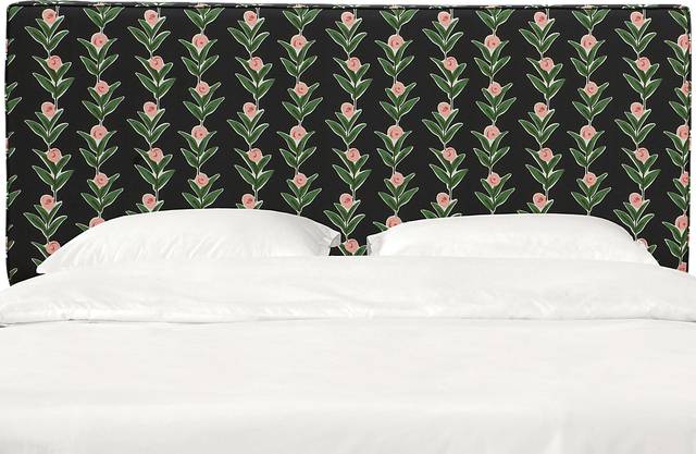 Kids Tilney Black Twin Upholstered Headboard - Thumbnail - Image 2