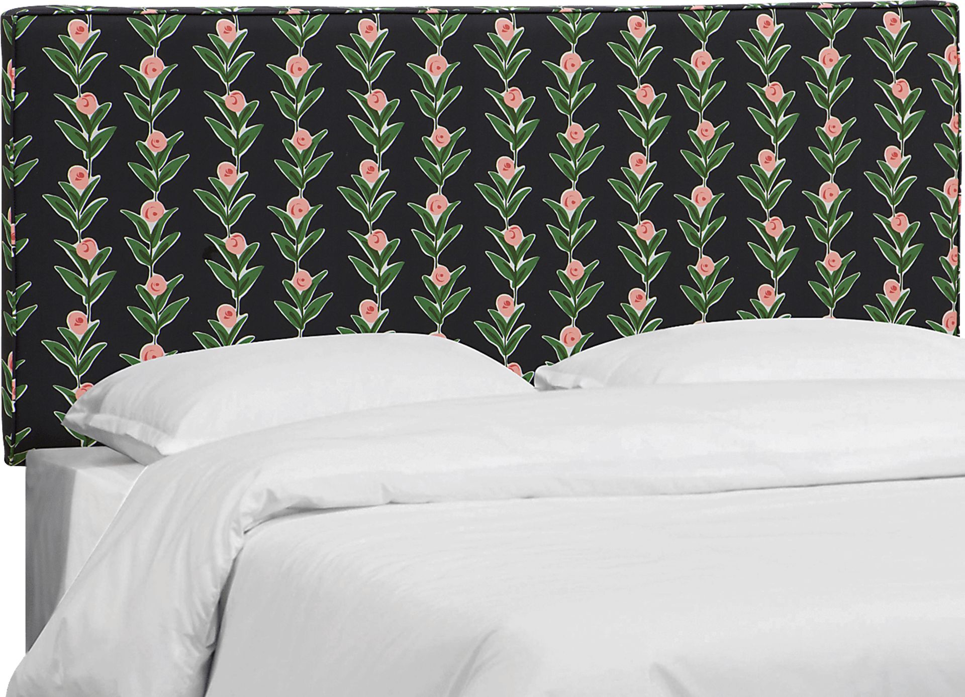 Kids Tilney Black Twin Upholstered Headboard - Image 1
