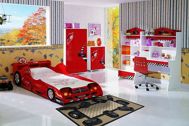 Kids Tire Truck Brown 3' x 5' Rug - Thumbnail - Image 2