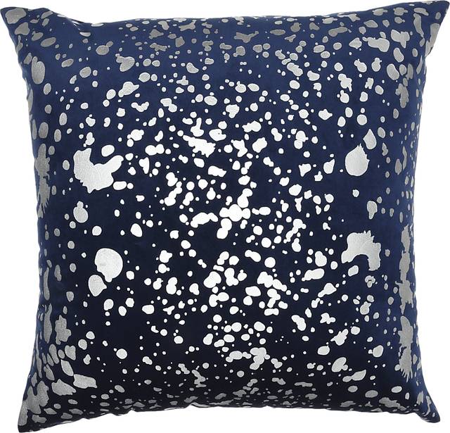 Kids Toringdon Navy Throw Pillow - Thumbnail - Image 1