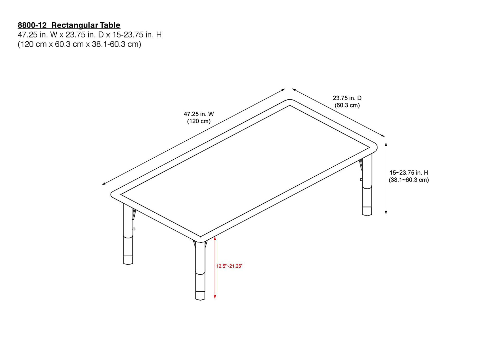 Kids Toula Green 3 Pc Table Set - Image 9