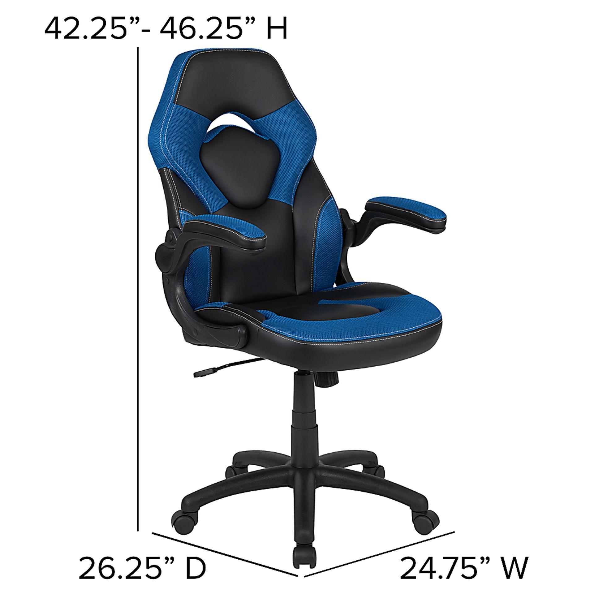 Tournne Blue Office Gaming Chair - Image 11