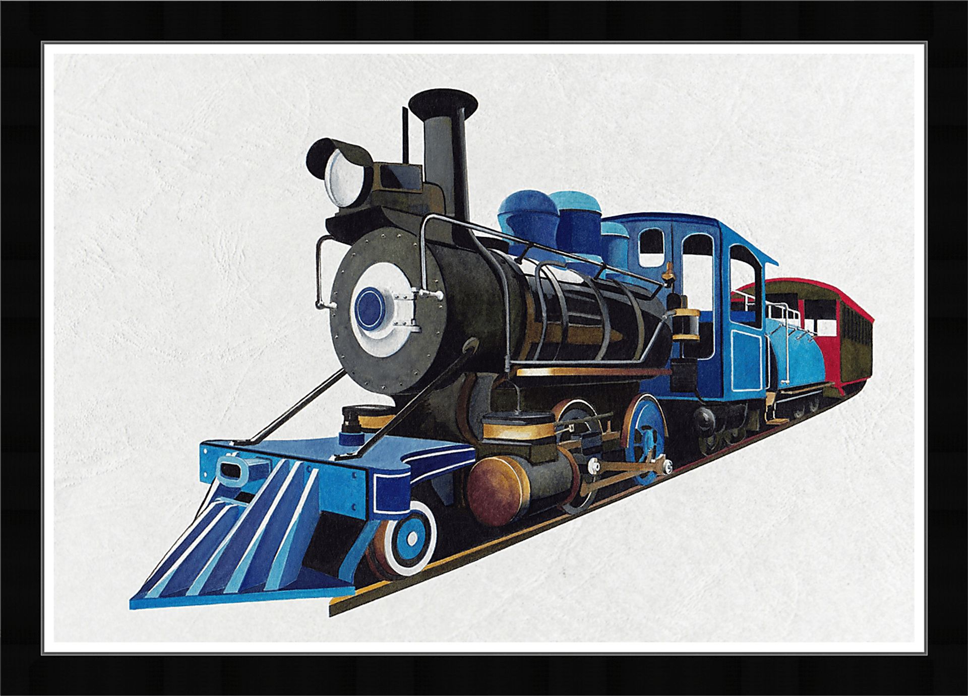 Kids Toy Train Head Wall Art - Image 1