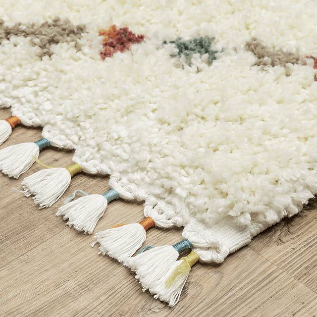 Kids Trellis Tales Ivory 6'7 x 9'6 Rug - Thumbnail - Image 3