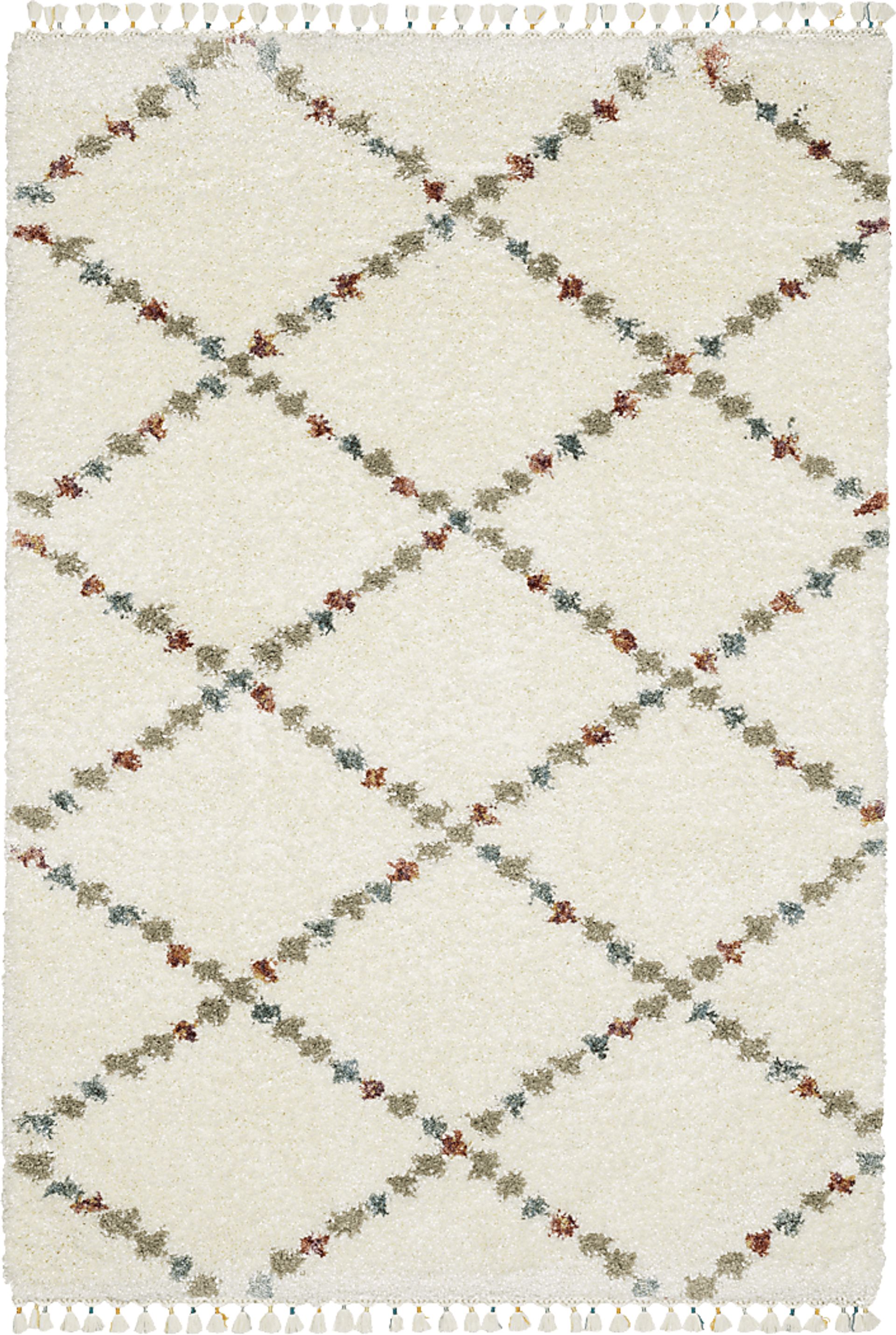 Kids Trellis Tales Ivory 7'10x 10'10 Rug - Image 1