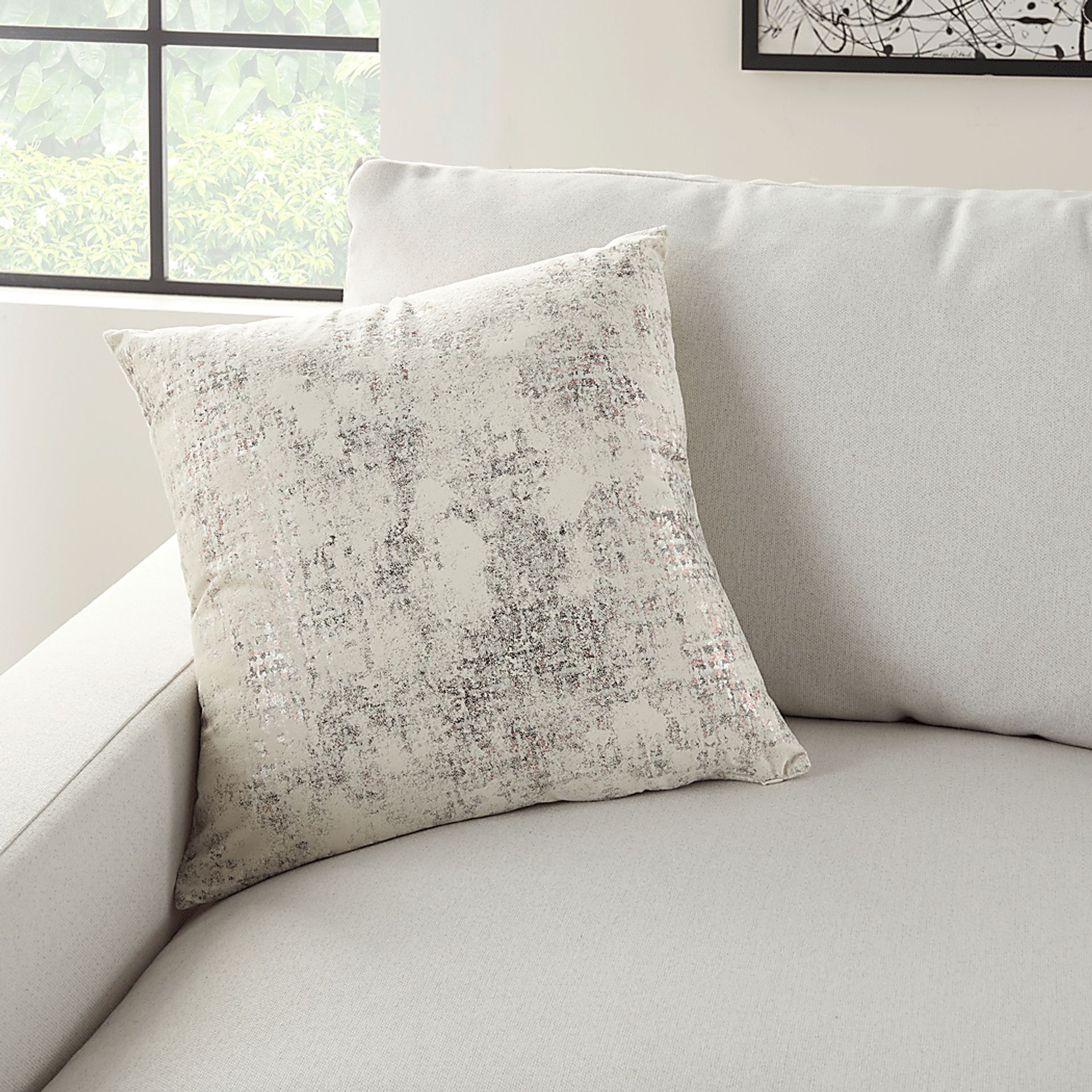 Kids Trentsby Ivory Throw Pillow - Image 4