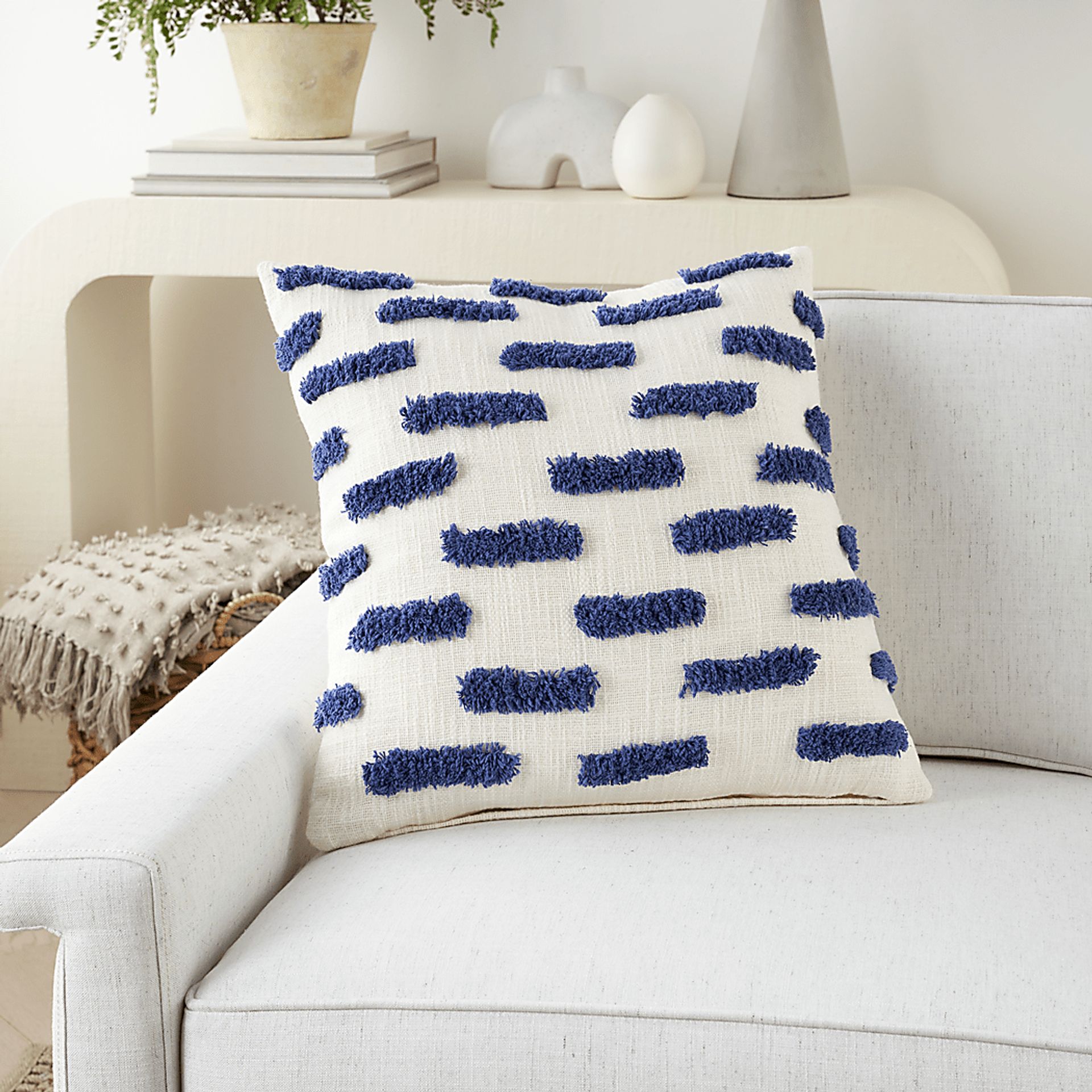 Kids Tresanton Blue Throw Pillow - Image 4