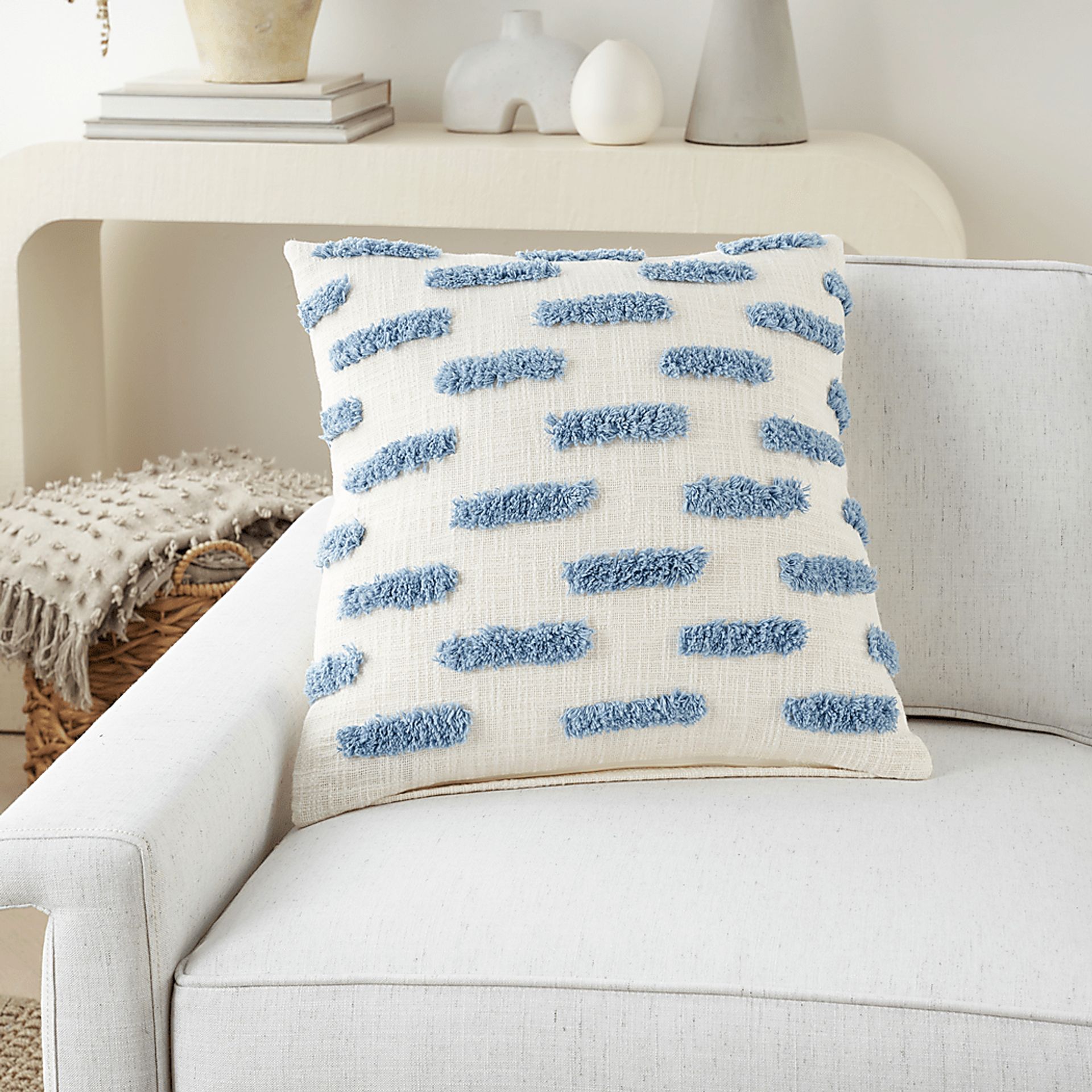 Kids Tresanton Blue Throw Pillow - Image 4